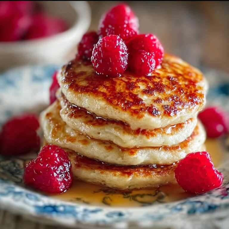 Fluffy Cottage Cheese Pancakes