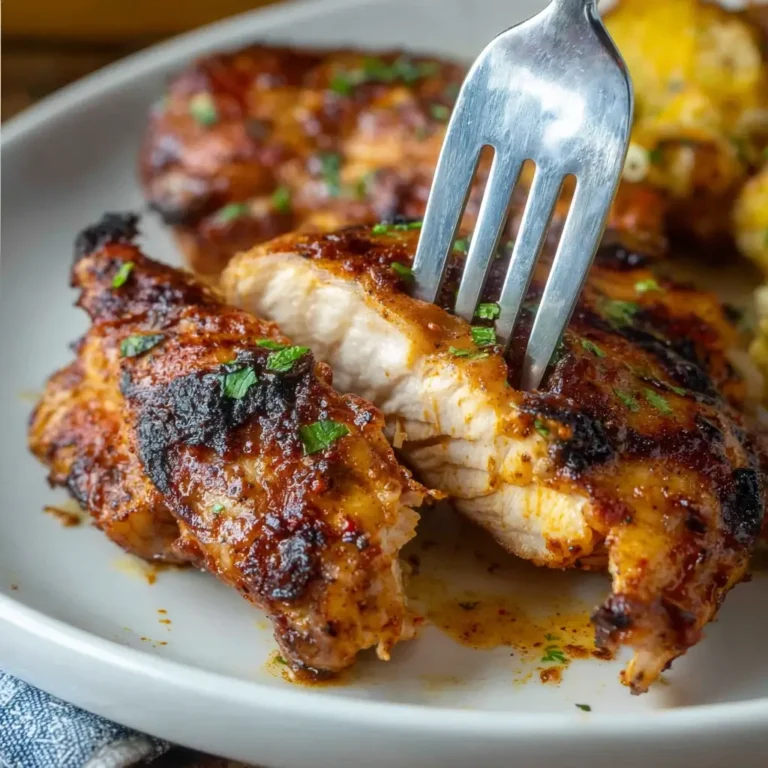 Grilled Paprika Chicken Thighs