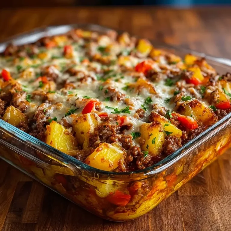 Hamburger Potato Casserole