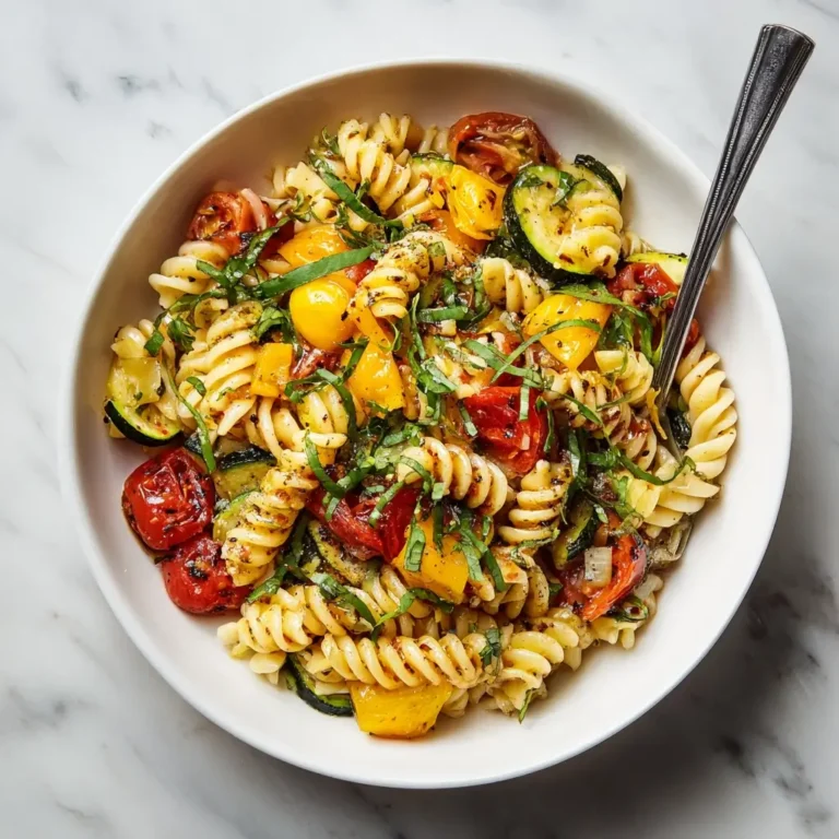 Healthy Tomato Zucchini Pasta