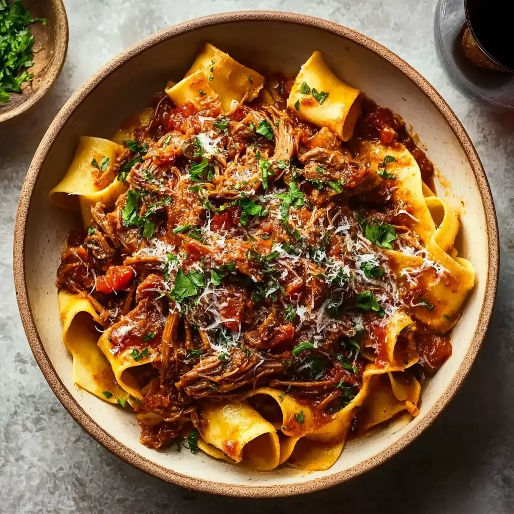 Hearty Slow Cooker Beef Ragu