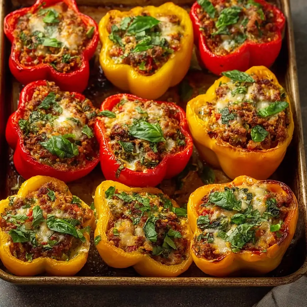 Hearty Vegetarian Stuffed Peppers