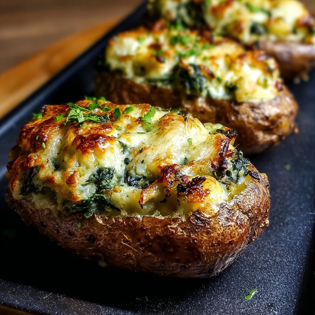 High-Protein Vegetarian Stuffed Potatoes