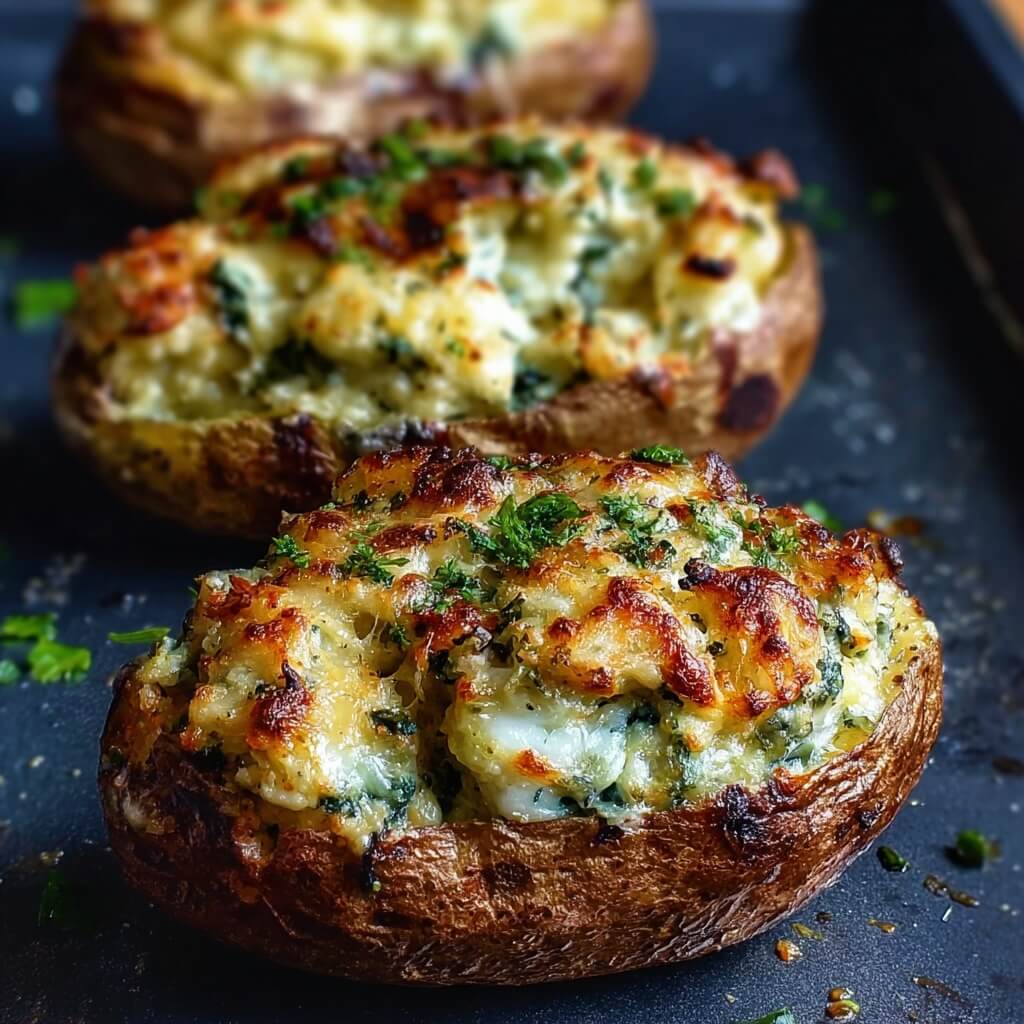 High-Protein Vegetarian Stuffed Potatoes