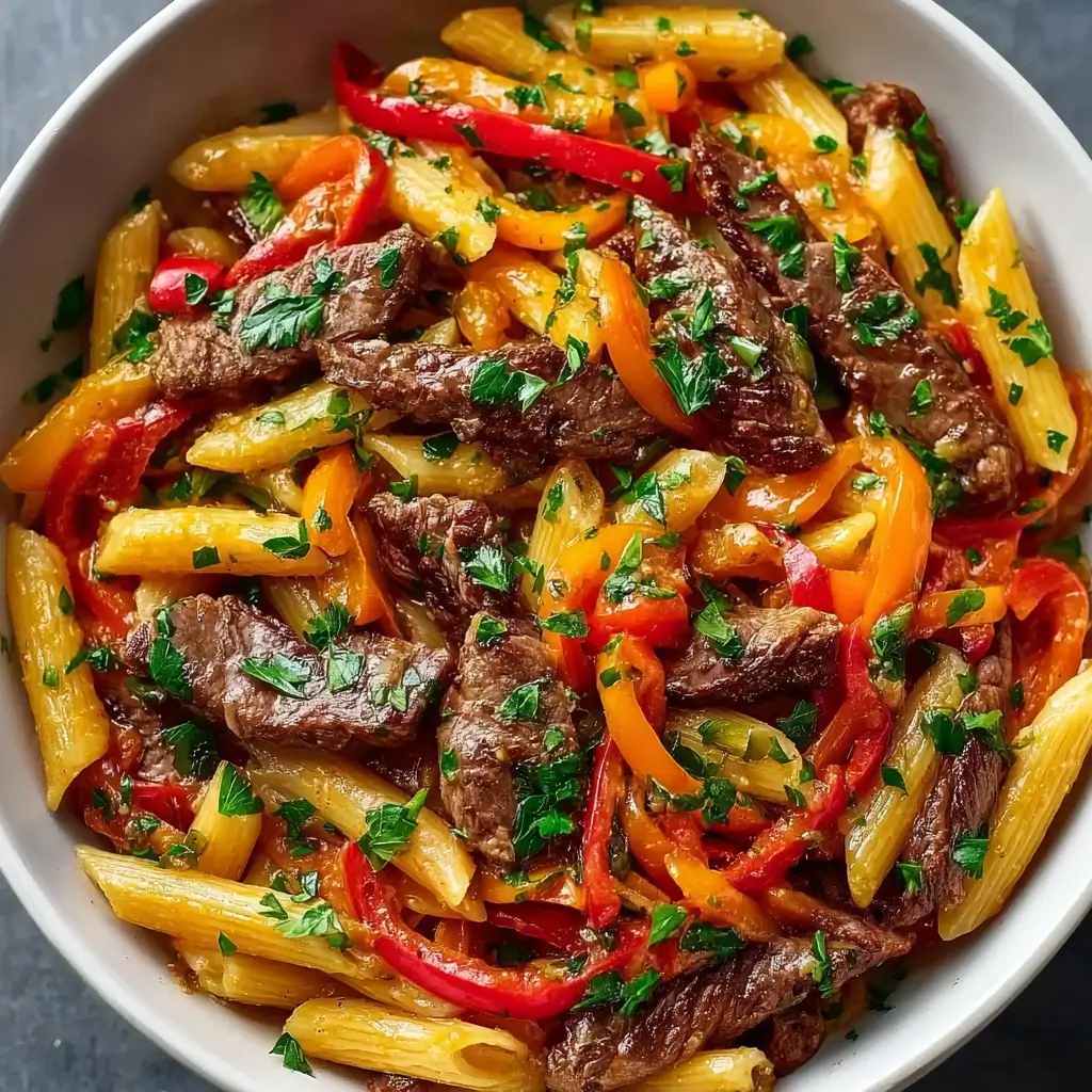 One-Pot Zesty Steak Pasta