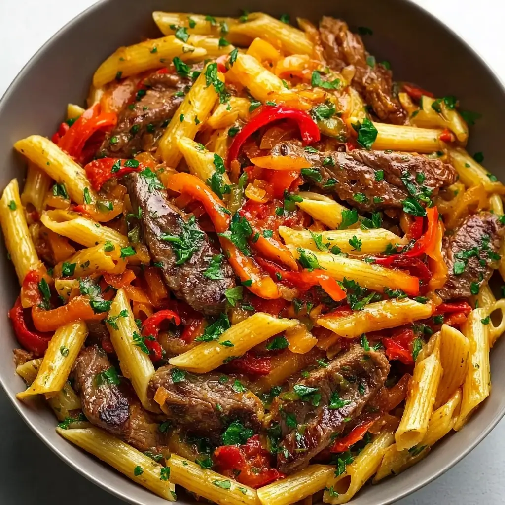 One-Pot Zesty Steak Pasta