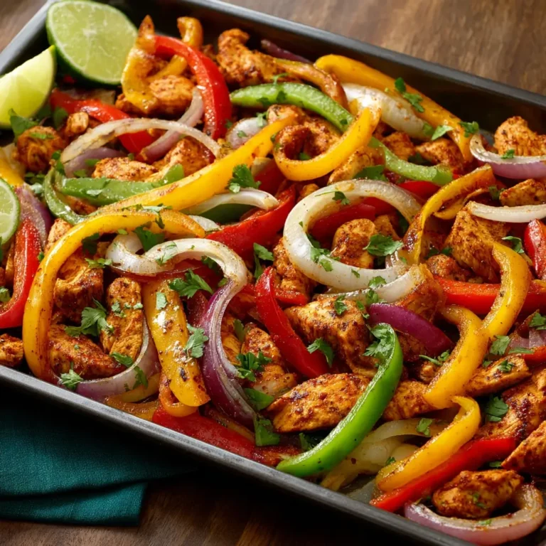 Sheet Pan Chicken Fajitas