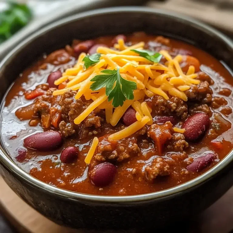 Slow Cooker Beef Chili