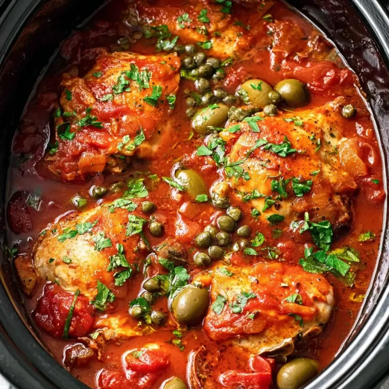 Slow Cooker Chicken Cacciatore