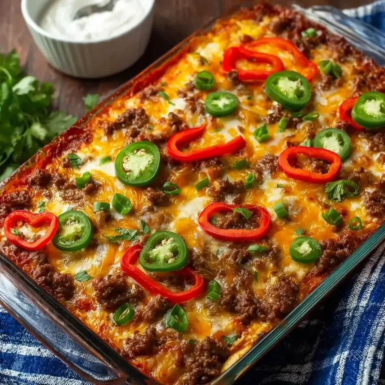Southern Five Layer Beef Casserole