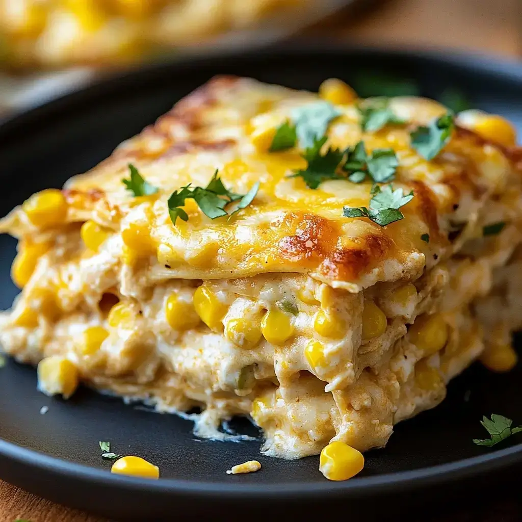 Street Corn Chicken Enchiladas