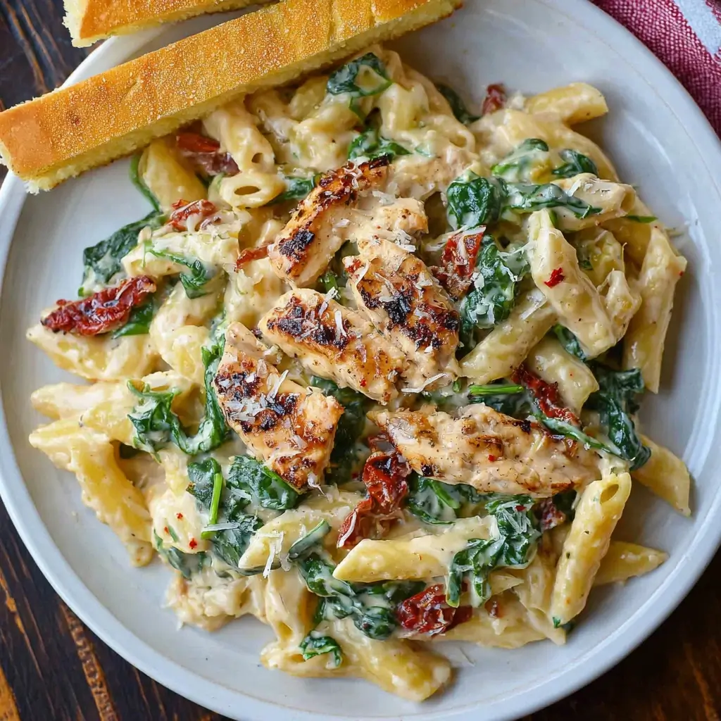 Tuscan Grilled Chicken Pasta