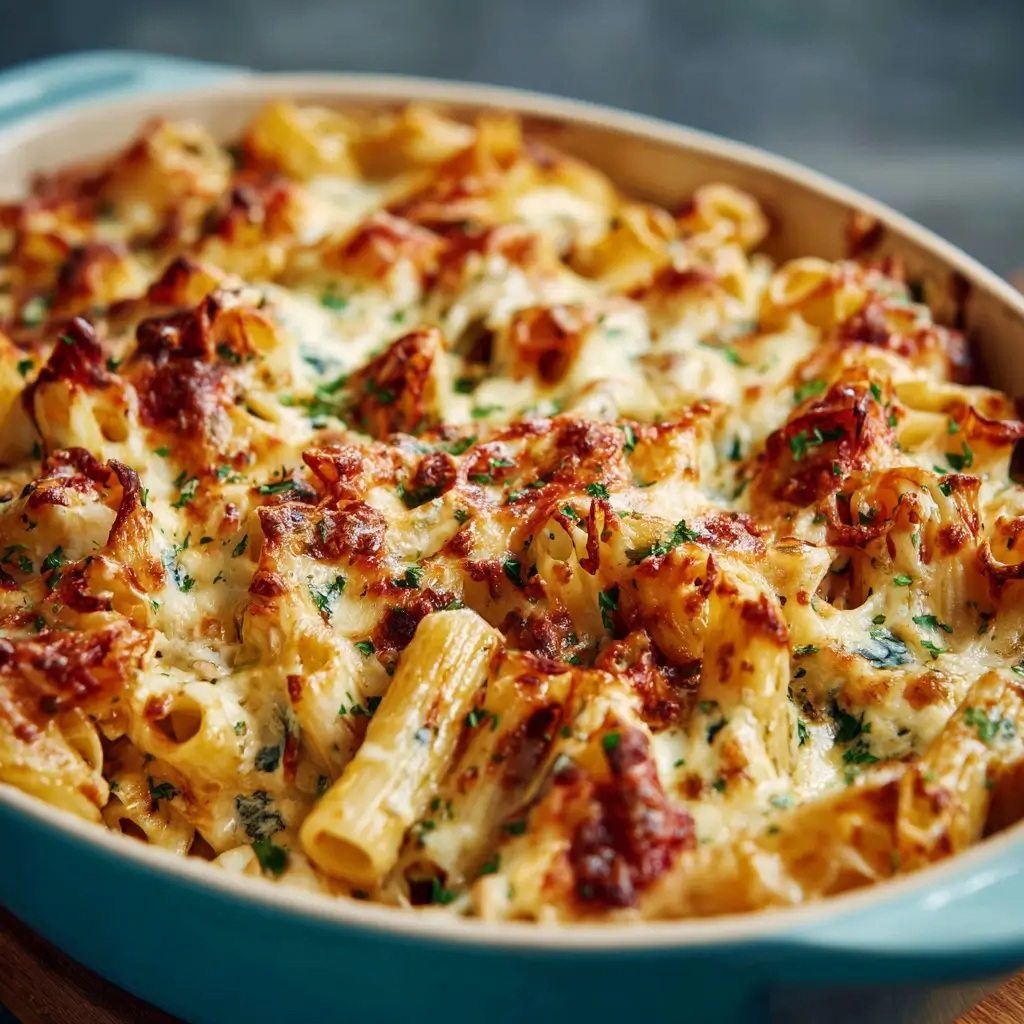 10-Minute Chicken Pasta Bake