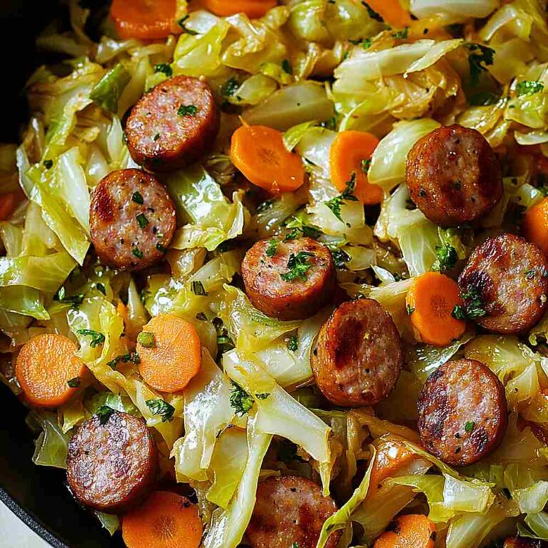 Cabbage Sausage Skillet