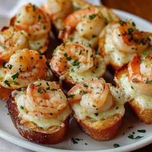 Crabby shrimp stuffed garlic bread bombs
