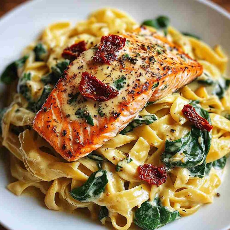 Creamy Tuscan Salmon Pasta
