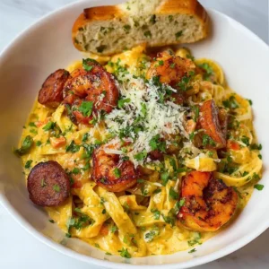 Mardi Gras Pasta with Shrimp