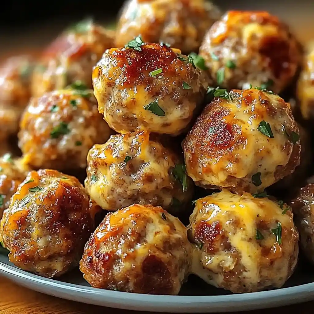 Rotel Cream Cheese Sausage Balls
