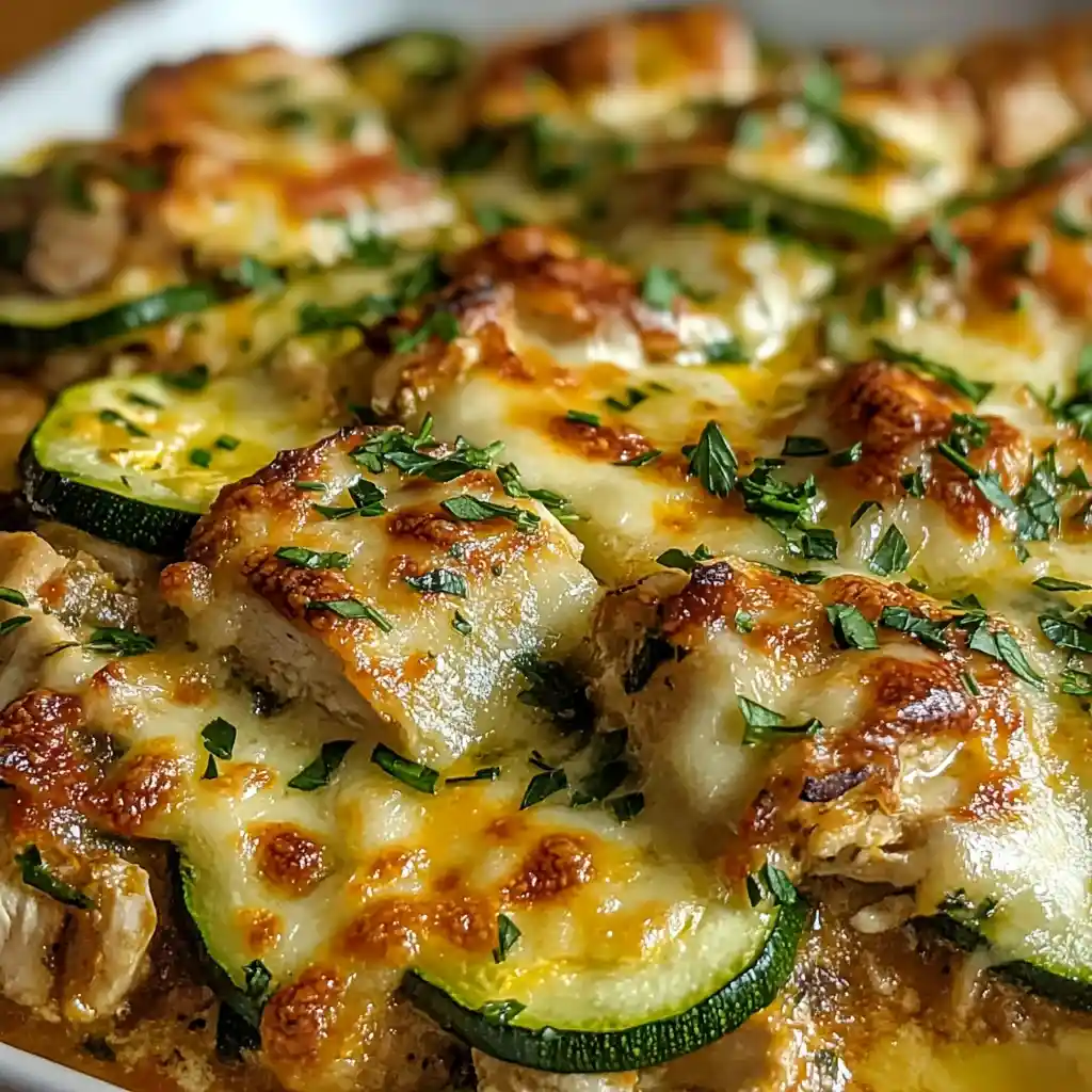 Rotisserie Chicken Zucchini Casserole