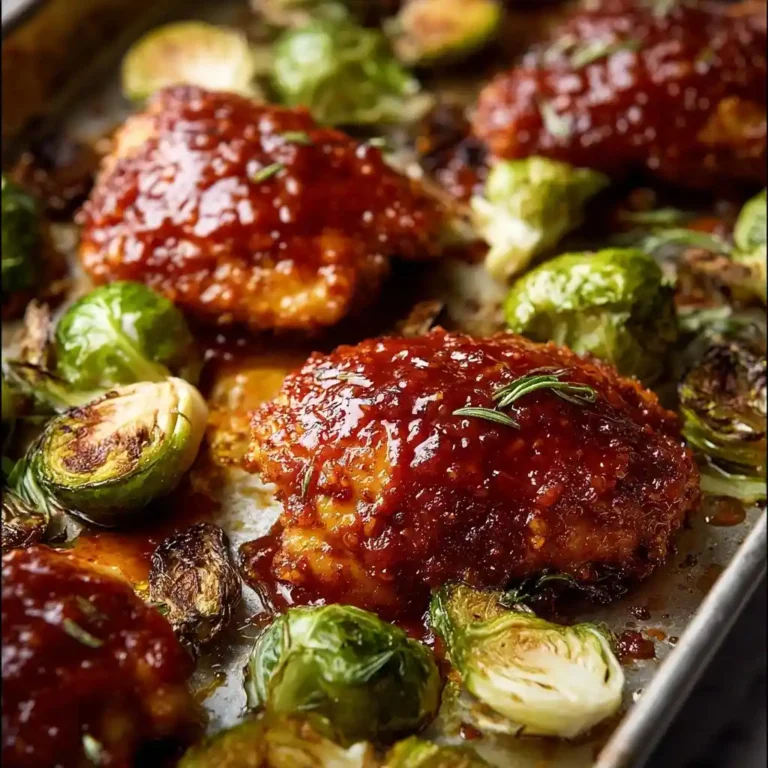Sheet Pan Hot Honey Mustard Chicken