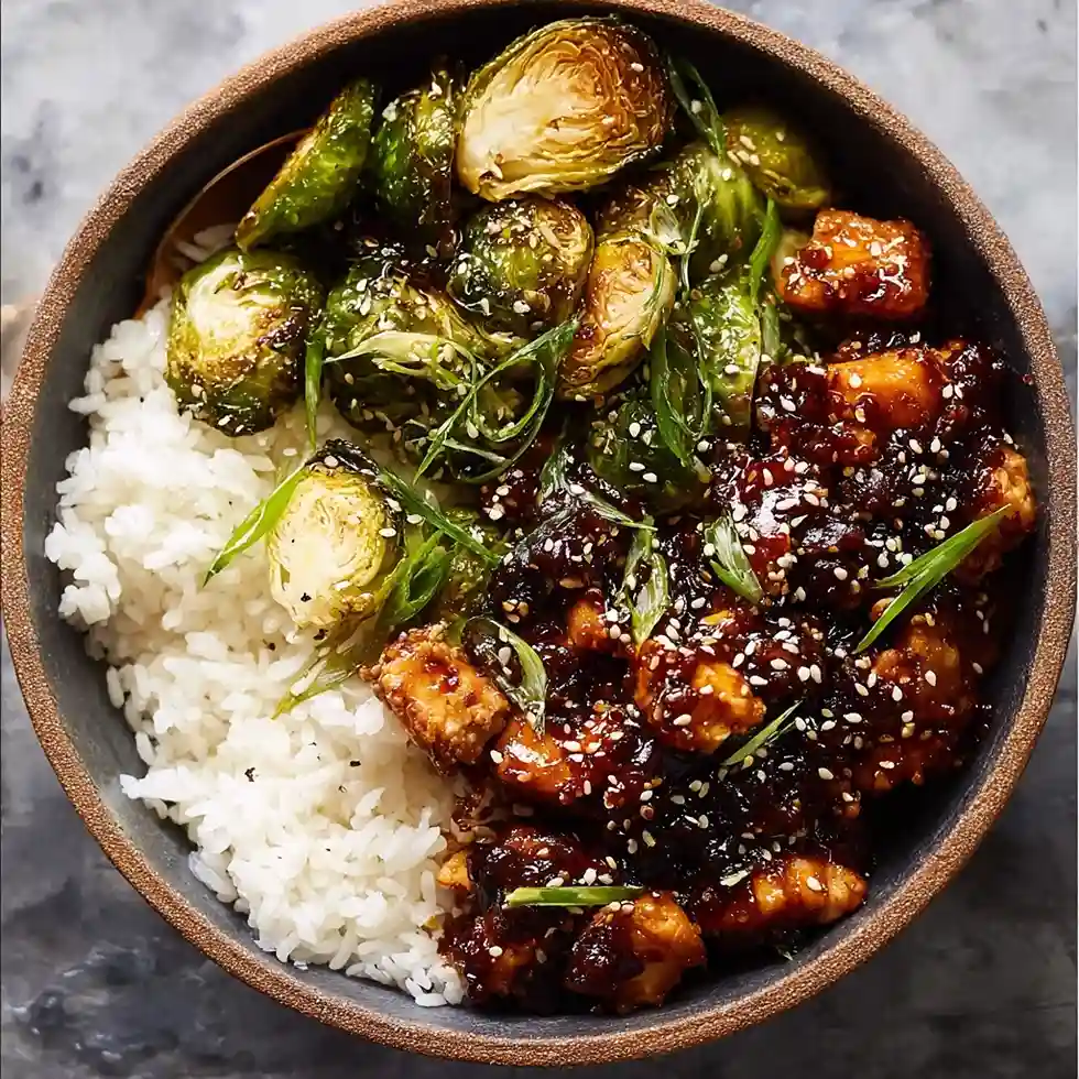 Sheet Pan Sticky Ginger Sesame Chicken