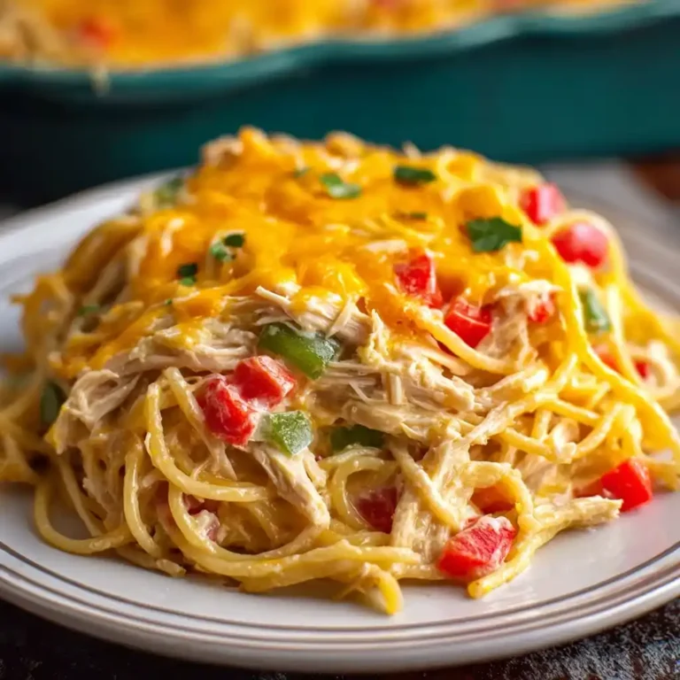 Spaghetti Chicken Casserole