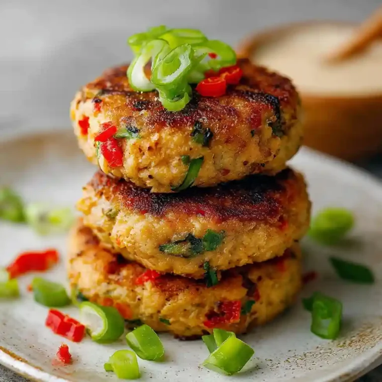 Sriracha Tuna Cakes with Spicy Tartar Sauce