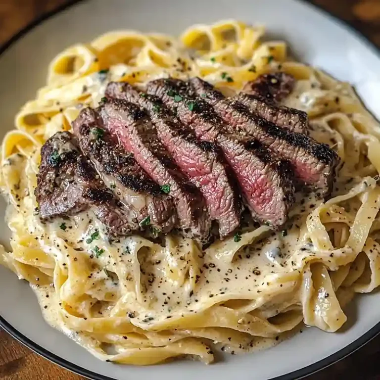 Steak Gorgonzola Alfredo