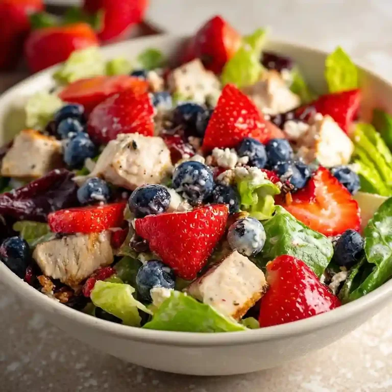 Strawberry Poppyseed Chicken Salad