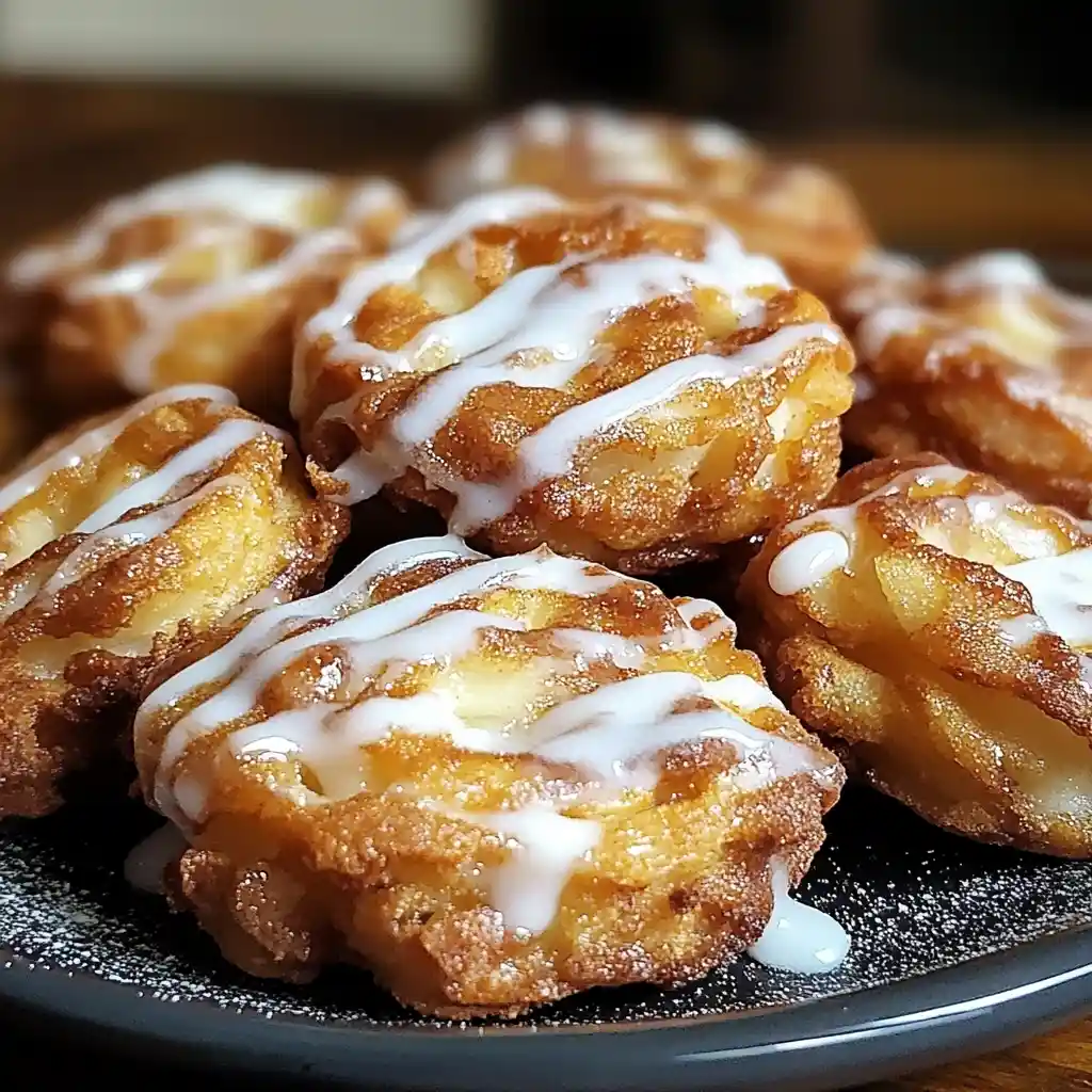 Warm Baked Apple Fritters
