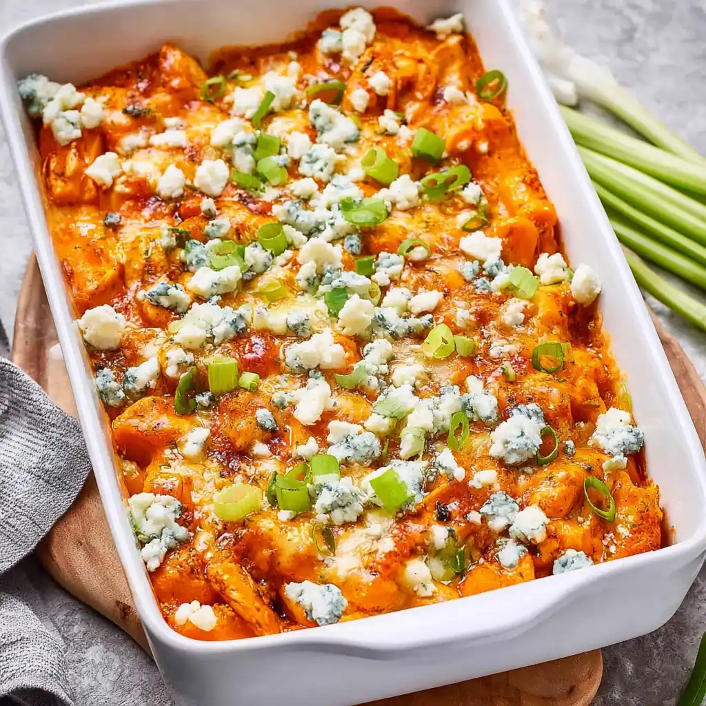 Buffalo Chicken Casserole
