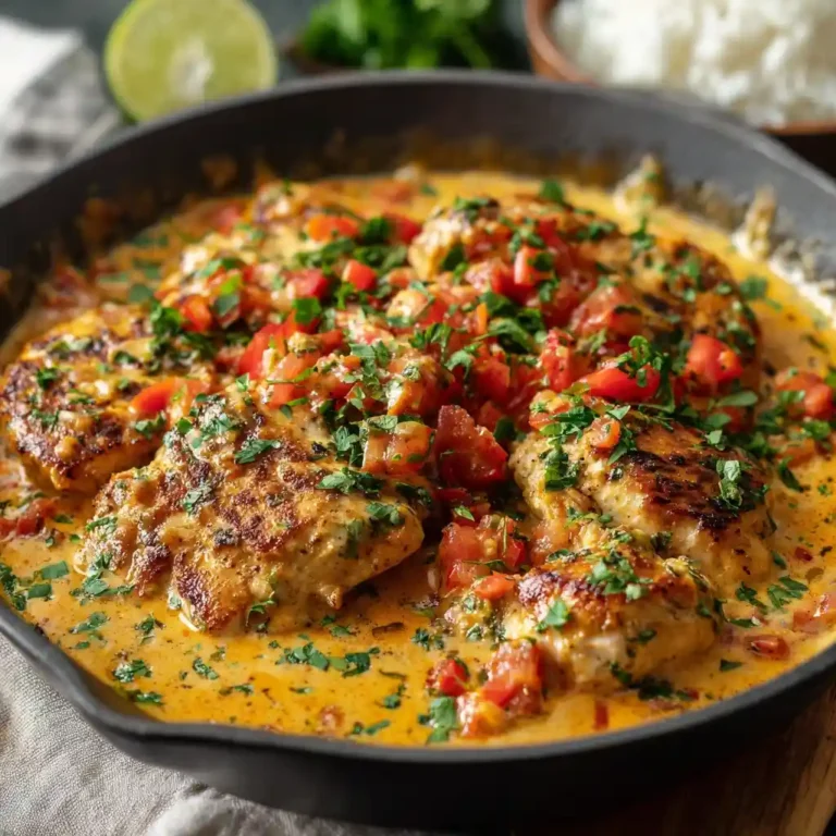 Cajun Chicken Skillet with Creamy Cheese Sauce