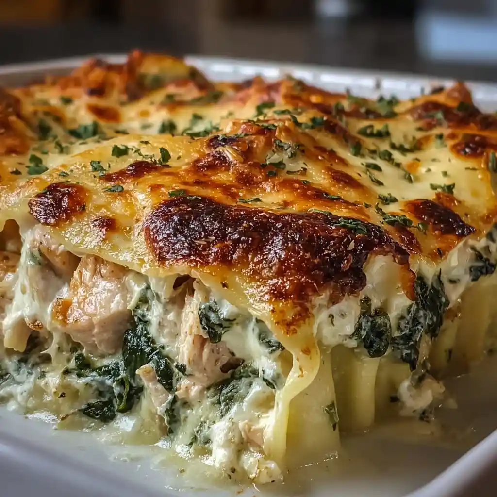 Creamy Spinach and Chicken Casserole
