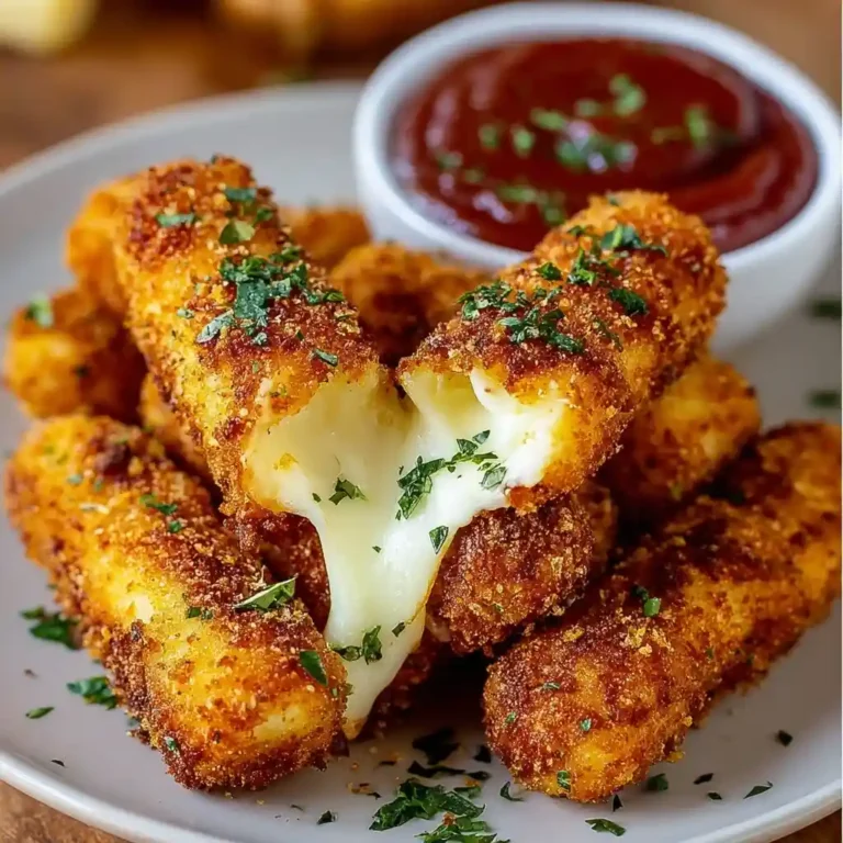 Crispy Cheddar Mozzarella Sticks