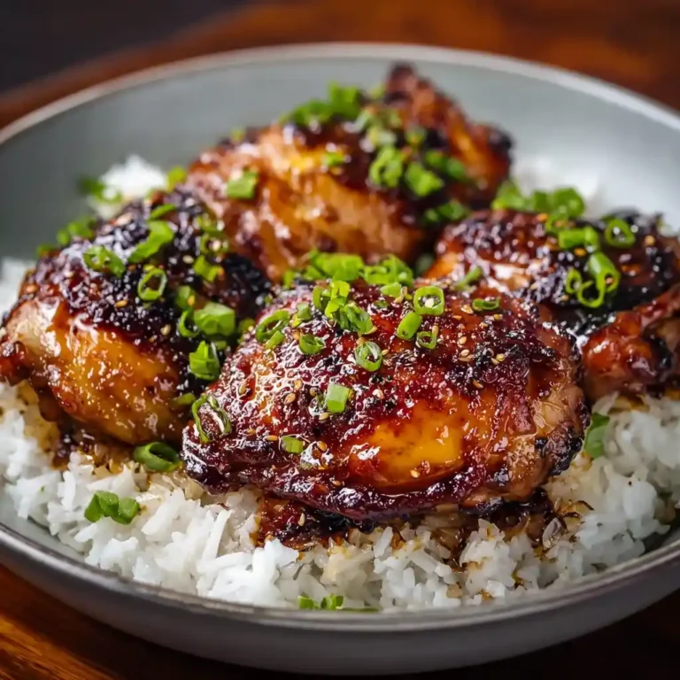 Crispy Honey Soy Chicken Thighs
