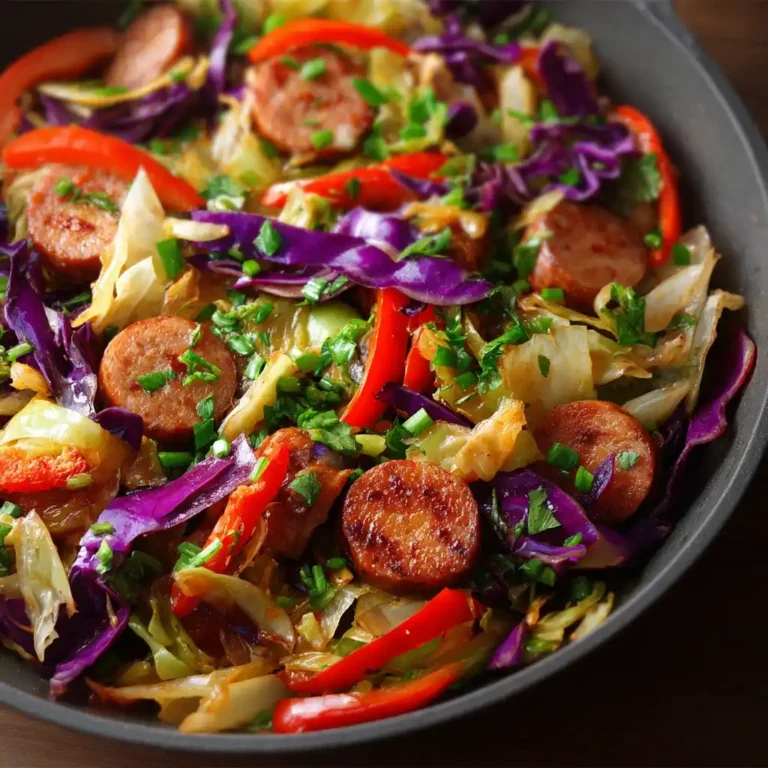 Easy Sausage and Cabbage Stir Fry