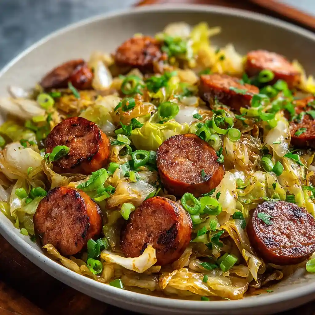 Easy Sausage and Cabbage Stir Fry