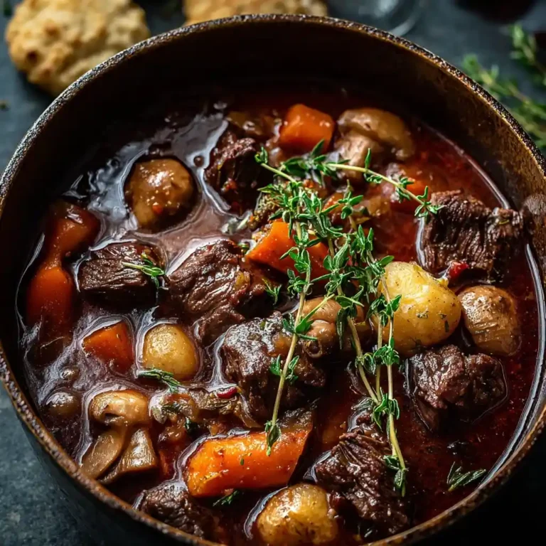French-Style Beef Stew with Vegetables