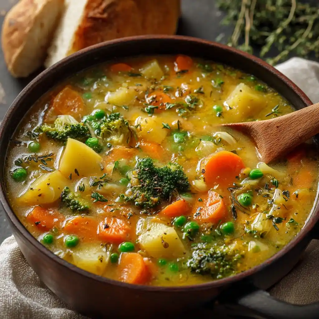 One-Pot Creamy Vegetable Soup – Comforting, Healthy & Easy