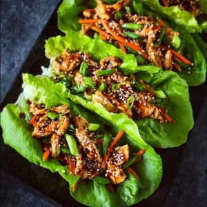 Asian Chicken Lettuce Wraps