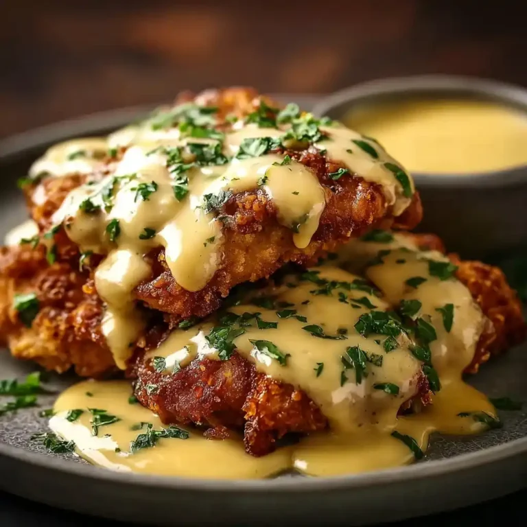 Pretzel Chicken with Mustard-Cheddar Sauce