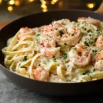 Shrimp with Warm German-Style Coleslaw