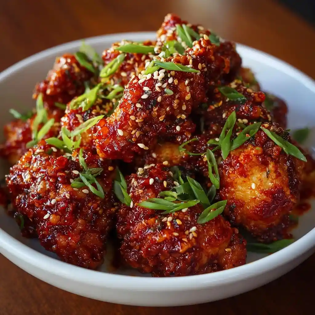Spicy Korean Fried Chicken