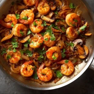 Spicy Shrimp and Mushroom Stir-Fry