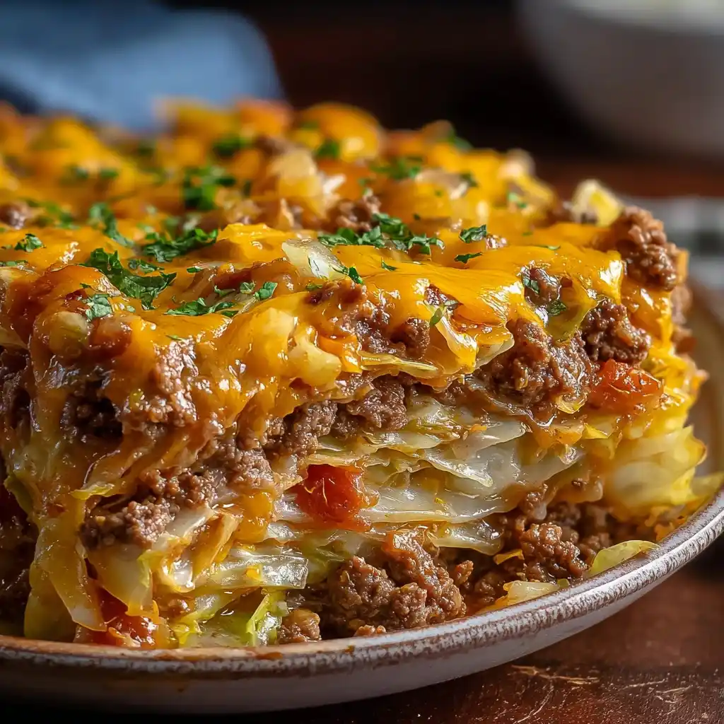 Cabbage Beef Bake