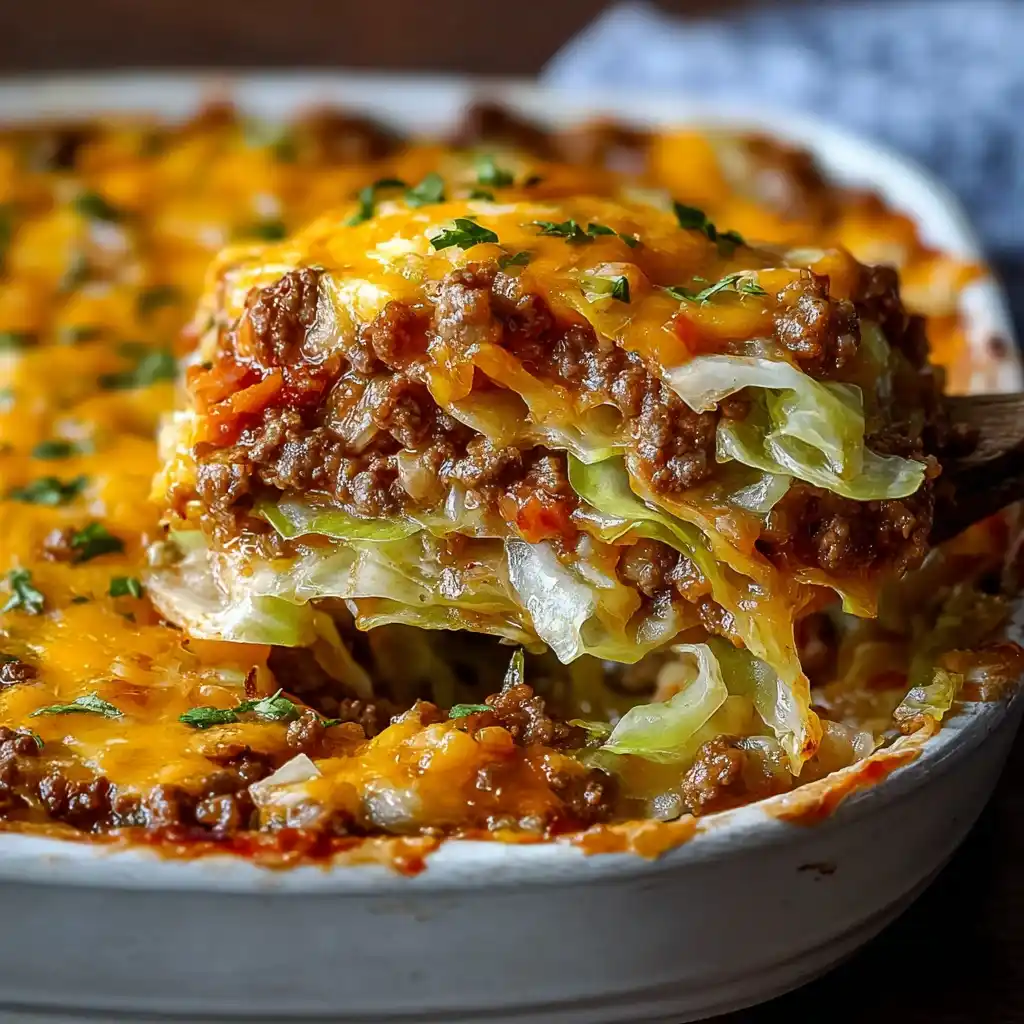Cabbage Beef Bake