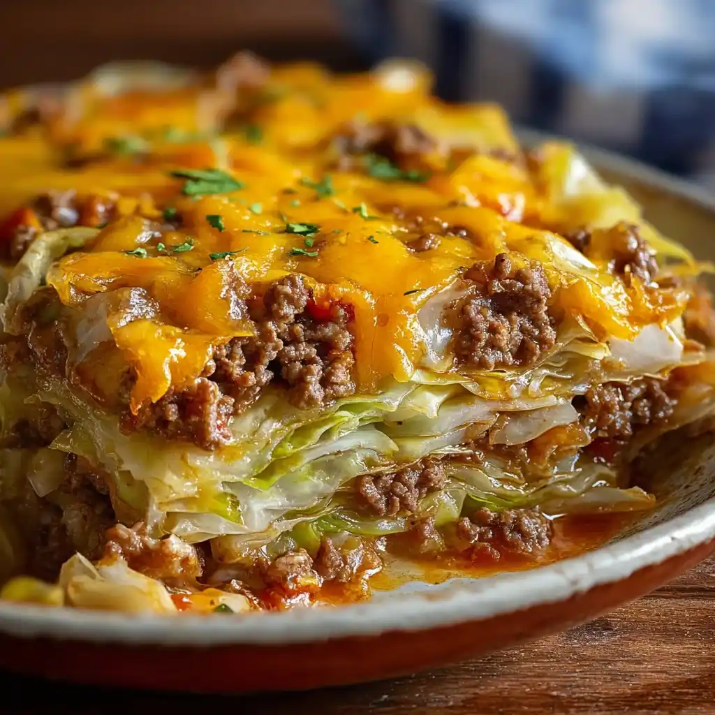 Cabbage Beef Bake