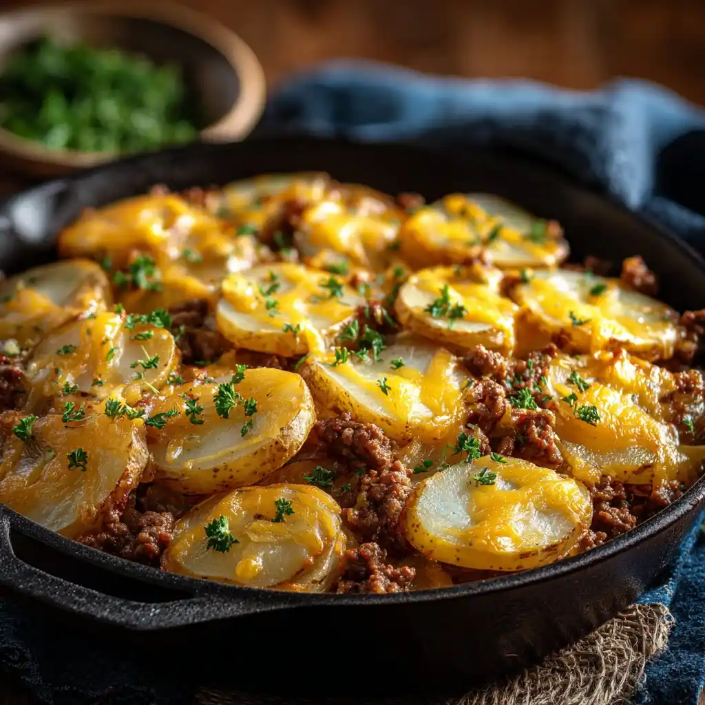 Cheesy Beef & Potatoes