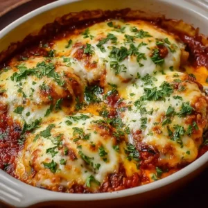 Cheesy Mozzarella Chicken Bake