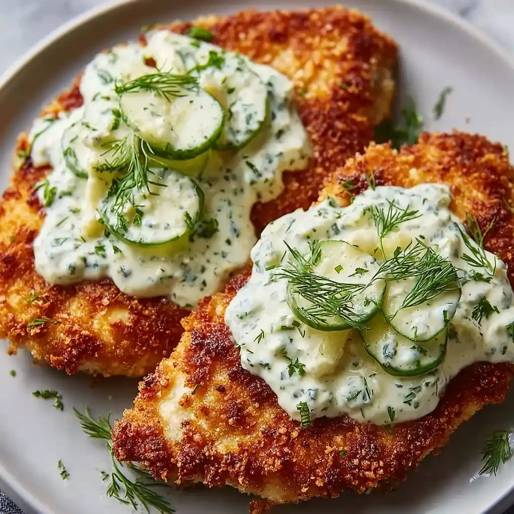 Crispy Dill Pickle Parmesan Chicken